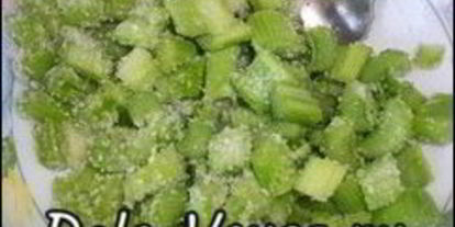 Шаг 3: пирога с ревенем