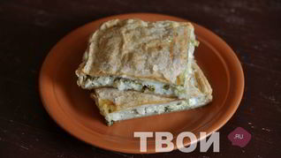 Рецепт Пирога с рисом и яйцом