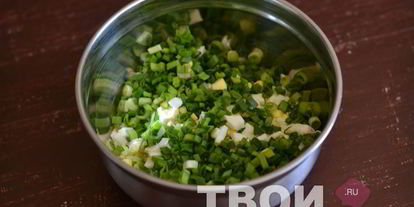 Шаг 2: пирога с рисом и яйцом