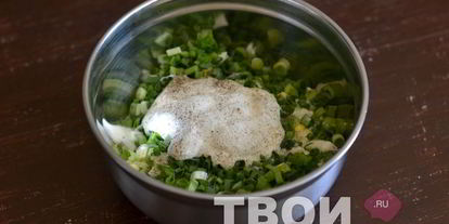 Шаг 3: пирога с рисом и яйцом