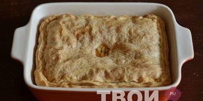 Шаг 9: пирога с рисом и яйцом