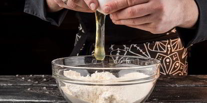 Шаг 1: пирога с творогом, брокколи и грибами