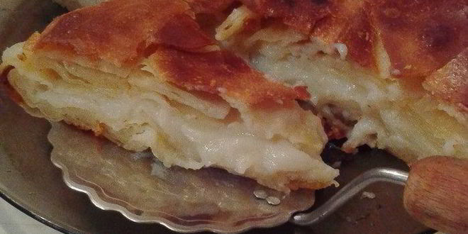 Рецепт Пирога с заварным кремом на слоеном экспресс-тесте