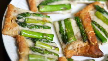 Рецепт Пирога со спаржей