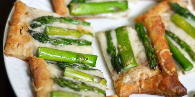 Рецепт пирога со спаржей