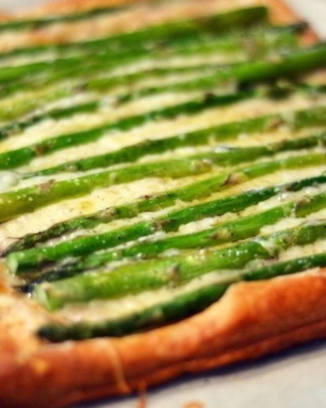 Рецепт пирога со спаржей