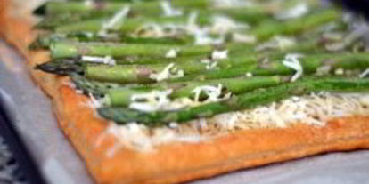 Шаг 3: пирога со спаржей