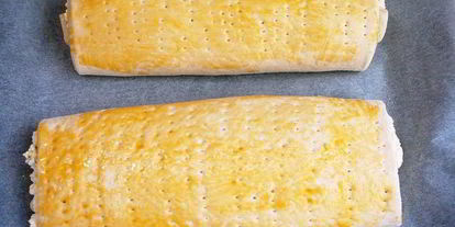 Шаг 6: слоеного пирога с творогом