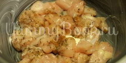 Шаг 4: сырного пирога с курицея в мультиварке