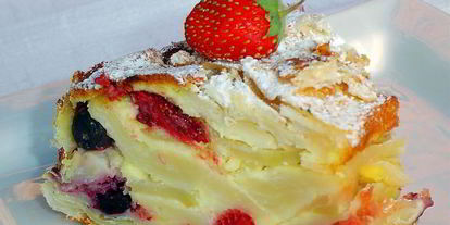 Шаг 6: яблочно-ягодного пирог-десерт с заливкой