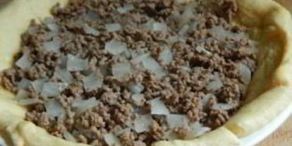 Шаг 1: заливного пирога с мясом и картошкой