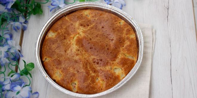 Рецепт заливного пирога с рисово-мясными шариками