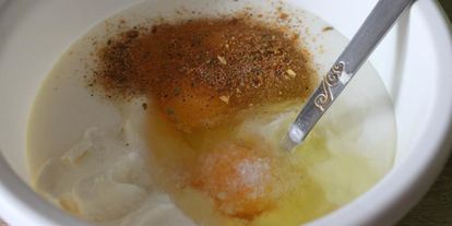 Шаг 1: заливного пирога с рисово-мясными шариками