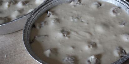 Шаг 6: заливного пирога с рисово-мясными шариками