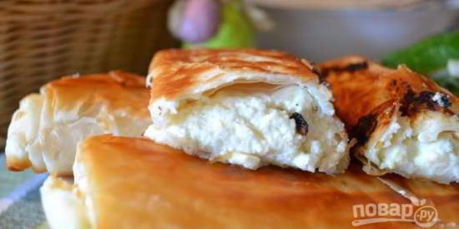 Рецепт хрустящих пирожков из теста фило