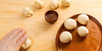 Шаг 7: кутабов с сыром и тархуном