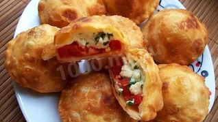 Рецепт Пирожков бомбочки с брынзой
