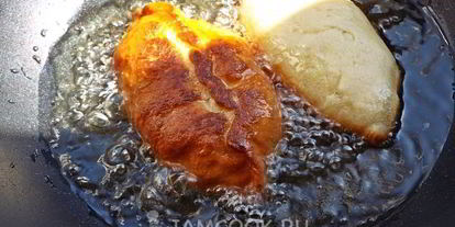 Шаг 15: пирожков на кефире с дрожжами на сковороде