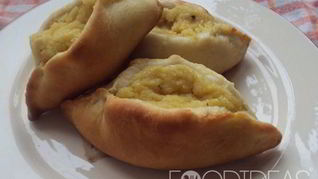 Рецепт Пирожков с горохом в духовке