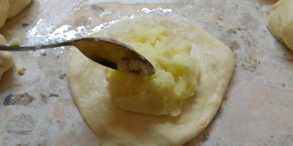 Шаг 4: пирожков с картофелем на кефирно-дрожжевом тесте