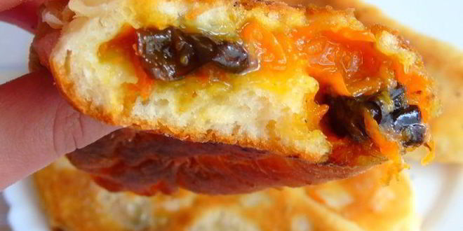 Рецепт пирожков с тыквой и черносливом