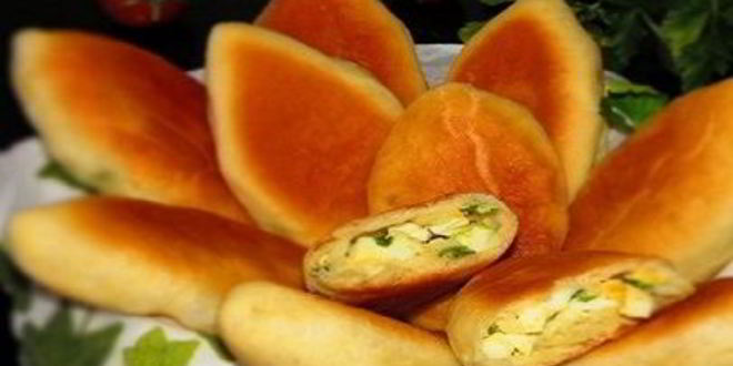 Рецепт пирожков с зеленым луком