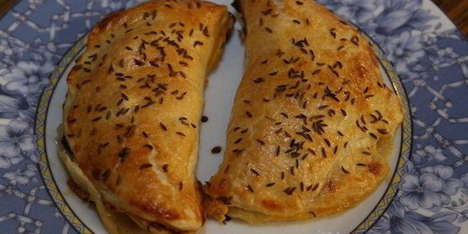 Рецепт пирожков со шпинатом и грушей