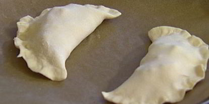 Шаг 7: пирожков со шпинатом и грушей