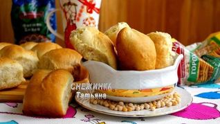 Рецепт Постных пирожков с гороховой и фасолевой начинками