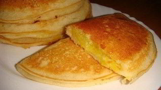 Рецепт Творожных блинов-пирожков с начинкой