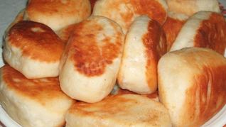 Рецепт Жареных пирожков из теста на молоке с картошкой