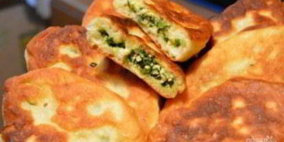 Шаг 7: жареных пирожков с яйцом, луком и зеленью