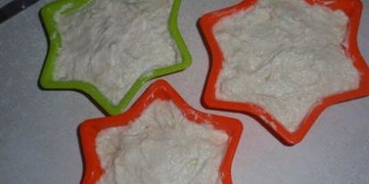 Шаг 1: бананова-творожных пирожные с мандариновыми цукатами