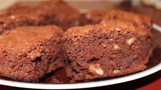 Рецепт Брауни с грецкими орехами и темным шоколадом