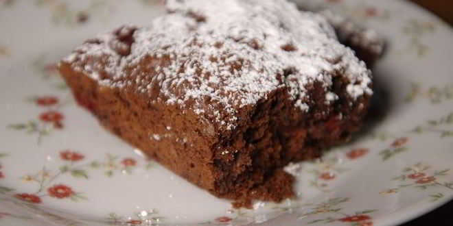 Рецепт брауни с вишнея