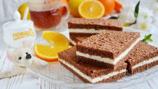 Рецепт Детского пирожного Kinder Milk