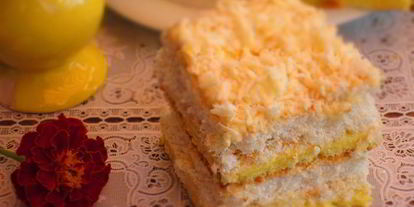 Шаг 10: кокосового пирожного с нежным сливочным кремом