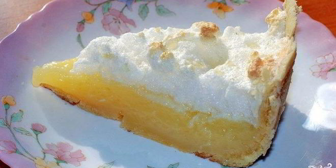 Рецепт лимонных пирожных с безе