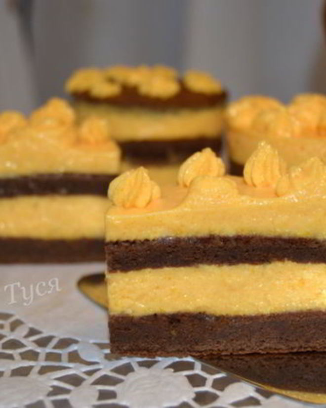 Рецепт муссового пирожного георгиевского