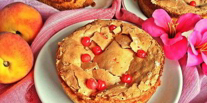 Шаг 19: нежного пирожного с персиками