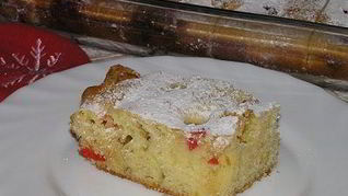 Рецепт Пирожного Блондинка с вишней