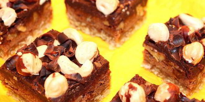 Рецепт пирожного брауни трехслойное