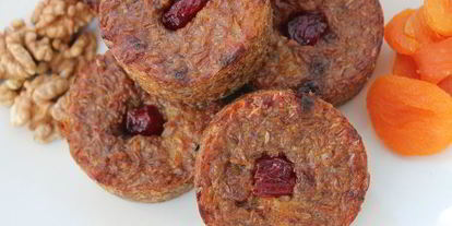 Шаг 2: пирожных из пророщенной пшеницы