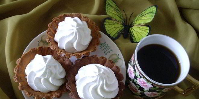 Рецепт пирожных корзиночек