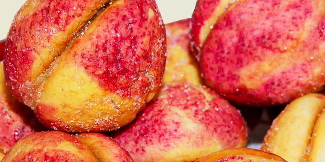 Рецепт пирожных персиков