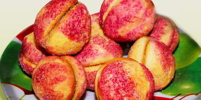 Шаг 10: пирожных персиков