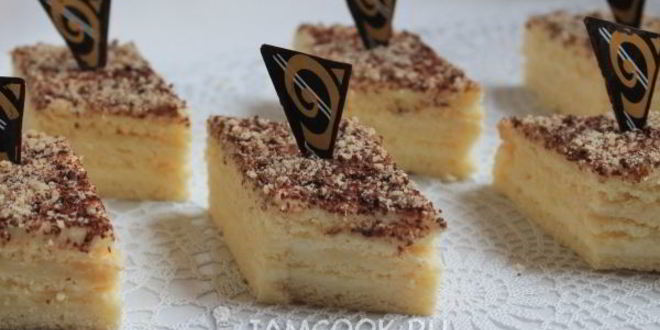 Рецепт пирожных с творожным муссом