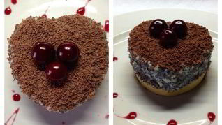 Рецепт Пирожных Шоколадно-маковое удовольствие