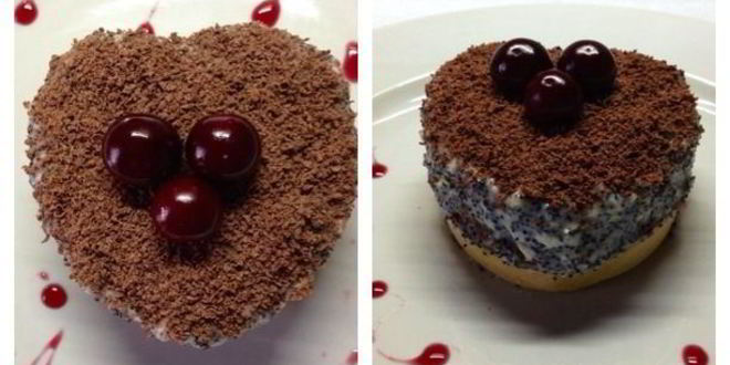 Рецепт Пирожных Шоколадно-маковое удовольствие