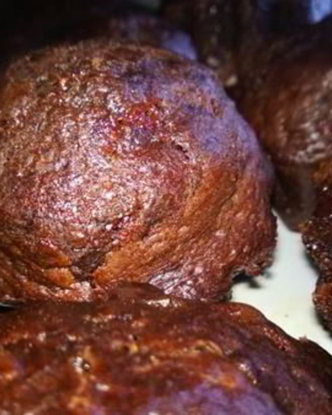 Рецепт шоколадных пирожных с бананом